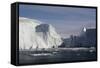 Icebergs in Ilulissat Icefjord, Greenland, Denmark, Polar Regions-Sergio Pitamitz-Framed Stretched Canvas