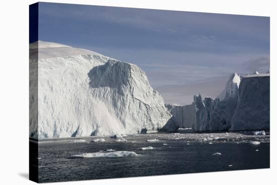 Icebergs in Ilulissat Icefjord, Greenland, Denmark, Polar Regions-Sergio Pitamitz-Stretched Canvas