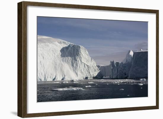 Icebergs in Ilulissat Icefjord, Greenland, Denmark, Polar Regions-Sergio Pitamitz-Framed Photographic Print