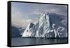 Icebergs in Ilulissat Icefjord, Greenland, Denmark, Polar Regions-Sergio Pitamitz-Framed Stretched Canvas