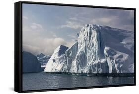 Icebergs in Ilulissat Icefjord, Greenland, Denmark, Polar Regions-Sergio Pitamitz-Framed Stretched Canvas