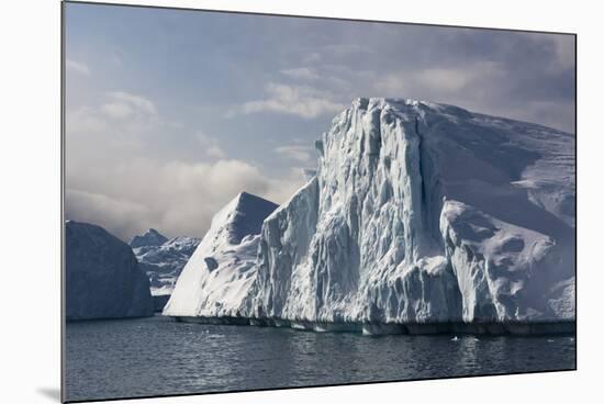 Icebergs in Ilulissat Icefjord, Greenland, Denmark, Polar Regions-Sergio Pitamitz-Mounted Photographic Print