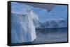 Icebergs in Ilulissat Icefjord, Greenland, Denmark, Polar Regions-Sergio Pitamitz-Framed Stretched Canvas