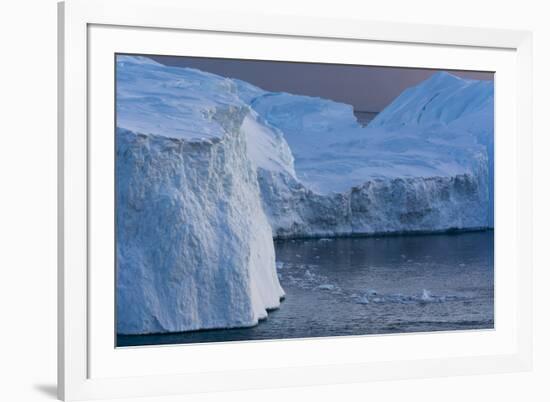 Icebergs in Ilulissat Icefjord, Greenland, Denmark, Polar Regions-Sergio Pitamitz-Framed Photographic Print