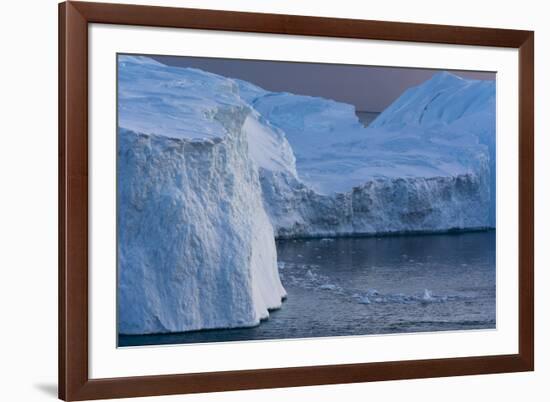 Icebergs in Ilulissat Icefjord, Greenland, Denmark, Polar Regions-Sergio Pitamitz-Framed Photographic Print