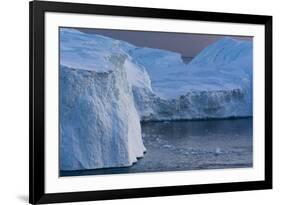 Icebergs in Ilulissat Icefjord, Greenland, Denmark, Polar Regions-Sergio Pitamitz-Framed Photographic Print