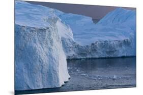 Icebergs in Ilulissat Icefjord, Greenland, Denmark, Polar Regions-Sergio Pitamitz-Mounted Photographic Print