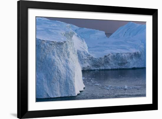 Icebergs in Ilulissat Icefjord, Greenland, Denmark, Polar Regions-Sergio Pitamitz-Framed Photographic Print