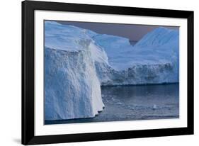 Icebergs in Ilulissat Icefjord, Greenland, Denmark, Polar Regions-Sergio Pitamitz-Framed Photographic Print