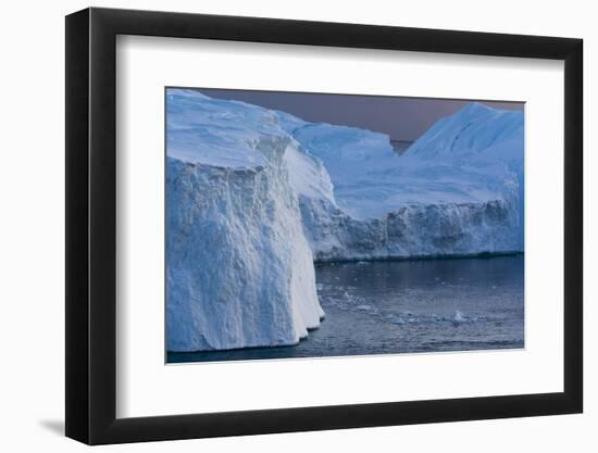 Icebergs in Ilulissat Icefjord, Greenland, Denmark, Polar Regions-Sergio Pitamitz-Framed Photographic Print