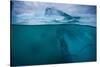 Icebergs in Jokulsarlon, Iceland-null-Stretched Canvas