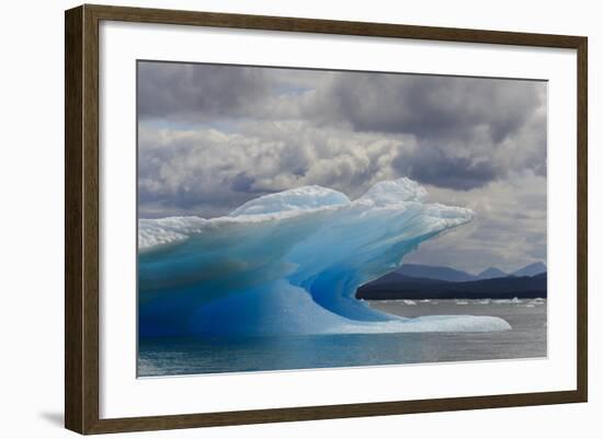 Icebergs in Laguna San Rafael, Laguna San Rafael NP, Aysen, Chile-Fredrik Norrsell-Framed Photographic Print