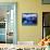 Icebergs in Lake Grey and Mountains of the Macizo Paine Massif, Patagonia, Chile-Richard I'Anson-Framed Stretched Canvas displayed on a wall