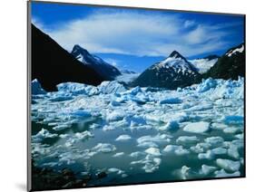 Icebergs in Portage Lake-James Randklev-Mounted Photographic Print
