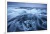 Icebergs in Surf by Jokulsarlon, Iceland-null-Framed Photographic Print