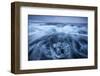 Icebergs in Surf by Jokulsarlon, Iceland-null-Framed Photographic Print