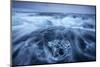 Icebergs in Surf by Jokulsarlon, Iceland-null-Mounted Photographic Print