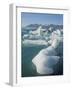 Icebergs in the Glacial Melt Water Lagoon, Jokulsarlon Breidamerkurjokull, South Area, Iceland-Neale Clarke-Framed Photographic Print