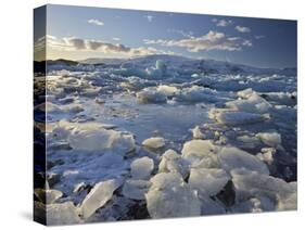 Icebergs in the Glacial River Lagoon Jškuls‡rlon (Lake), East Iceland, Iceland-Rainer Mirau-Stretched Canvas