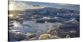 Icebergs in the Glacial River Lagoon Jškuls‡rlon (Lake), East Iceland, Iceland-Rainer Mirau-Stretched Canvas