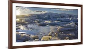 Icebergs in the Glacial River Lagoon Jškuls‡rlon (Lake), East Iceland, Iceland-Rainer Mirau-Framed Photographic Print