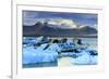 Icebergs in the Jokulsarlon glacial lake in Vatnajokull National Park in southeast Iceland, Polar R-Alex Robinson-Framed Photographic Print