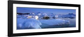 Icebergs in the Sea, Disko Bay, Greenland-null-Framed Photographic Print