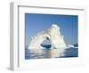 Icebergs in the Uummannaq fjord system, northwest Greenland, Denmark-Martin Zwick-Framed Photographic Print