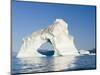 Icebergs in the Uummannaq fjord system, northwest Greenland, Denmark-Martin Zwick-Mounted Photographic Print