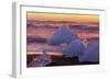 Icebergs in the Waves Next to Glacial River Lagoon Jškuls‡rlon (Lake), East Iceland, Iceland-Rainer Mirau-Framed Photographic Print