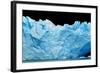 Icebergs Isolated on Black-canadastock-Framed Photographic Print