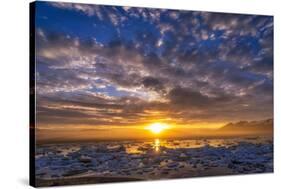 Icebergs-Jokulsarlon Glacial Lagoon, Breidamerkurjokull Glacier, Vatnajokull Ice Cap, Iceland-Ragnar Th Sigurdsson-Stretched Canvas