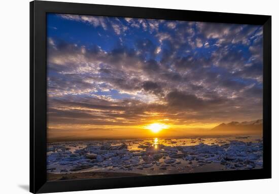 Icebergs-Jokulsarlon Glacial Lagoon, Breidamerkurjokull Glacier, Vatnajokull Ice Cap, Iceland-Ragnar Th Sigurdsson-Framed Photographic Print