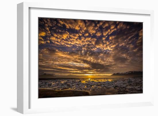 Icebergs-Jokulsarlon Glacial Lagoon, Breidamerkurjokull Glacier, Vatnajokull Ice Cap, Iceland-Ragnar Th Sigurdsson-Framed Photographic Print