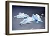 Icebergs, Lago Grey, Torres Del Paine, Chile-Bennett Barthelemy-Framed Photographic Print