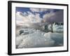 Icebergs Near Sveabreen Glacier in Nordfjorden-Paul Souders-Framed Photographic Print