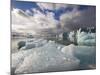 Icebergs Near Sveabreen Glacier in Nordfjorden-Paul Souders-Mounted Photographic Print