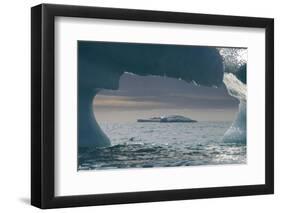 Icebergs, Nunavut and Northwest Territories, Canada-Raul Touzon-Framed Photographic Print