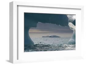 Icebergs, Nunavut and Northwest Territories, Canada-Raul Touzon-Framed Photographic Print