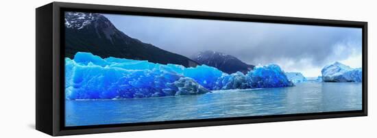 Icebergs of Upsala Glacier, Southern Patagonian Ice Field, Los Glaciares National Park-null-Framed Stretched Canvas