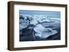 Icebergs on the beach at Jokulsarlon, Iceland, Polar Regions-Miles Ertman-Framed Photographic Print