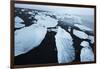 Icebergs on the beach at Jokulsarlon, Iceland, Polar Regions-Miles Ertman-Framed Photographic Print