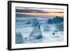 Icebergs on the Black Beach in Southern Iceland-Alex Saberi-Framed Photographic Print