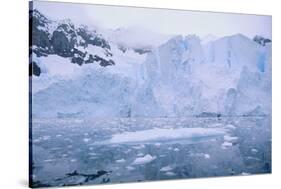 Icebergs Reflected in the Sea-DLILLC-Stretched Canvas