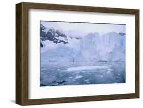 Icebergs Reflected in the Sea-DLILLC-Framed Photographic Print