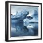 Icebergs Reflected in Water-null-Framed Photographic Print