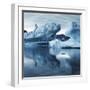 Icebergs Reflected in Water-null-Framed Photographic Print