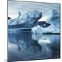 Icebergs Reflected in Water-null-Mounted Photographic Print