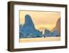 Icebergs, Scoresbysund, Greenland-Ragnar Th Sigurdsson-Framed Photographic Print