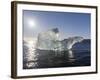 Icebergs , the Vatnajokull National Park, Iceland-Martin Zwick-Framed Photographic Print